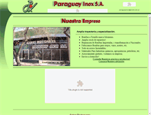 Tablet Screenshot of paraguayinox.com.ar